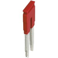 Mostek grzebieniowy 2-torowy 10mm2 czerwony NSYTRAL102 | NSYTRAL102 Schneider Electric