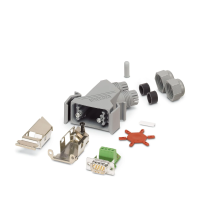 Złącza wtykowe D-SUB VS-09-PROFIBUS-S.C., 9-biegunowe, ukośne, szare | 1654549 Phoenix Contact