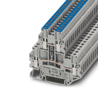 Złączka szynowa 2-poziomowa 0,14-4m2 UTTB 2,5-L/N szara | 3044681 Phoenix Contact