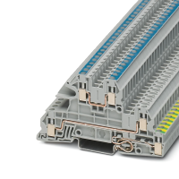 Złącze instalacyjne do przewodów ochronnych UTI 2,5-PE/L/N, zielono-żółte (opak.50szt) | 3076030 Phoenix Contact