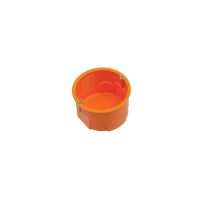 Puszka p/t PK 60 Lux 60x40mm z wkrętami, IP30, pomarańczowa | A.0002P Pawbol