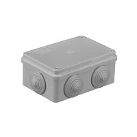 Puszka n/t S-BOX 120x80x50mm, 6 dławików, bezhalogenowa, IP65, szara | S-BOX 206 Pawbol
