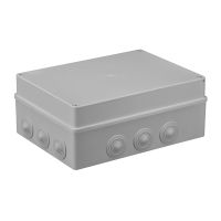 Puszka n/t S-BOX 606 300x220x20mm 12 dławików, bezhalogenowa, IP65, szara | S-BOX 606 Pawbol