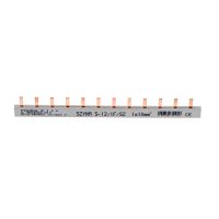 Szyna prądowa jednotorowa S-12, 1-fazowa, 63A, 10mm, miedziana | E.4300 Pawbol
