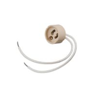 Oprawka porcelanowa fi22mm GU10 LED/Halogen, 2A, 250V AC, biała | D.3187 Pawbol