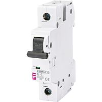 Wyłącznik nadprądowy 1P B 6A 10kA AC ETIMAT10 | 002121712 Eti
