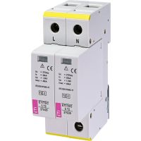 Ogranicznik przepięć, do instalacji mieszkaniowych, ETITEC C T2 275/20 2+0, typ T2 (C) | 002440397 Eti