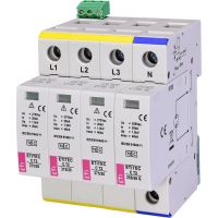 Ogranicznik przepięć, do instalacji mieszkaniowych, TT/TN-S, ETITEC C T2 275/20 3+1 RC, typ T2 (C) | 002440404 Eti