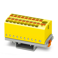 Blok rozdzielacza PTFIX 6/18X2,5-NS35 YE, zółty | 3273116 Phoenix Contact