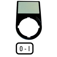 Tabliczki opisowe, ramki tabliczek I 0 II, M22S-ST-X89 RMQ-Titan M22 | 218147 Eaton