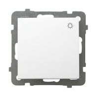Łącznik zwierny światło, 10AX, 250~, IP20, zaciski gwintowe, biały, AS | ŁP-5G/m/00 Ospel