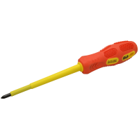 Śrubokręt krzyżakowy, izolacja 1000V, żółto-czerwony AC 1000V, 6x100mm(1szt) | SD6100S Tracon