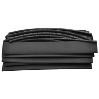Zestaw rur termokurczliwych, cienkościenne, czarne, 2:1 15×150mm, POLIOLEFIN(1szt) | ZSBB-SET Tracon