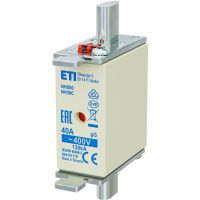 Wkładka bezpiecznikowa (topikowa) NH000 40A gG 400V zwłoczna | 004181110 Eti