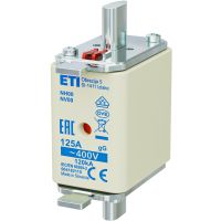 Wkładka bezpiecznikowa (topikowa) NH00 125A gG 400V zwłoczna | 004182115 Eti