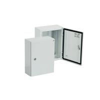 Obudowa metalowa 400x400x250 (WxSxG), IP65 z płytą ETIBOX GT 40-40-25 | 001102110 Eti