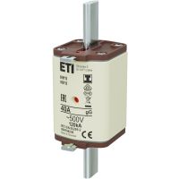 Wkładka bezpiecznikowa (topikowa) NH1/I 40A gG 500V zwłoczna / Zaczepy izolowane | 004194230 Eti