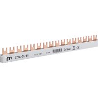 Szyna łączeniowa widełkowa 2P 100A 16mm2 54-moduły IZ16/2F/54 | 002921067 Eti