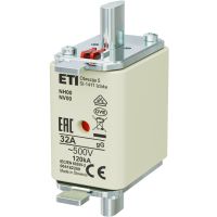 Wkładka bezpiecznikowa (topikowa) NH00 32A gG 500V zwłoczna | 004182208 Eti