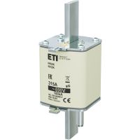 Wkładka bezpiecznikowa (topikowa) NH2/K 315A gG 690V zwłoczna / Z wybijakiem | 004114350 Eti