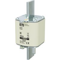 Wkładka bezpiecznikowa (topikowa) NH3/K 400A gG 690V zwłoczna / Z wybijakiem | 004115123 Eti
