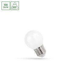 Lampa LED COG 4W 400lm WW 2700K E27 230V MILKY kulka matowa ciepła biała | WOJ+14074 Wojnarowscy