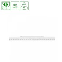 Oprawa LED GRID L  na szynoprzewód 404x23x42mm 22W 35st biały 5 lat gw. DALI system SHIFT | WLD+40042_DALI Wojnarowscy