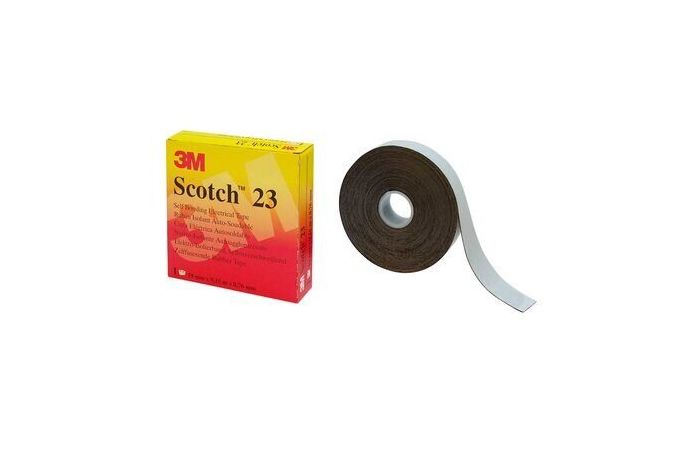 Taśma izolacyjna samospajalna Scotch 23, 19mmx9,15mx0,76mm czarna (opak 20szt-kartonik) | 7000007286 3M