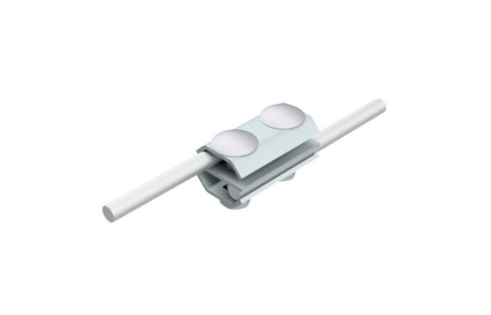 Złącze przelotowe 2xM8x30 podwójne drut Fi- 5-8mm, ocynk | AH02031 AH Hardt