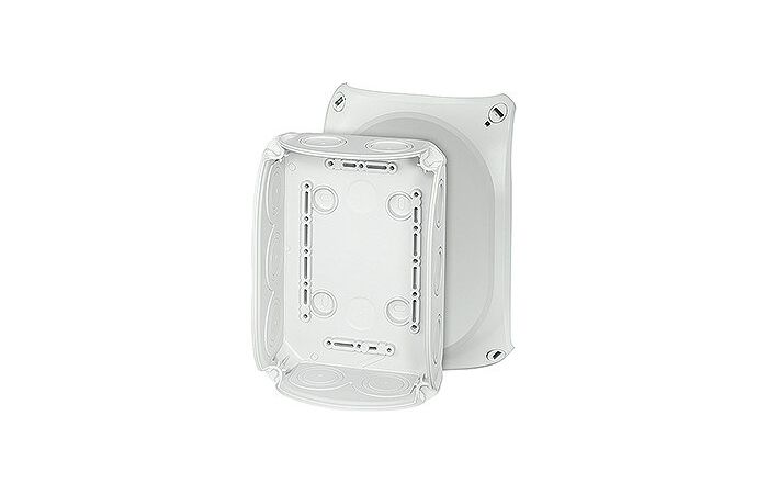 Puszka instalacyjna wewnętrzna DK 1000 GZ IP66 180x130x77mm, bez zacisków, szara | 62000156 Hensel
