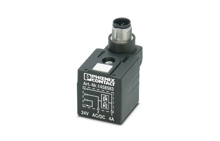 Wtyk zaworowy SAC-4P-MS/A-1L-Z D SCO | 1458583 Phoenix Contact