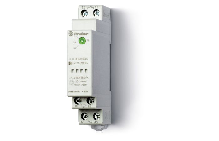 Modułowy przekaźnik zmierzchowy 1 Z; 16A; 230V AC | 11.31.8.230.0000 Finder