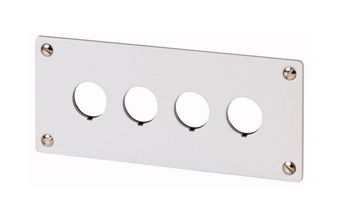Płyta czołowa do montażu podtynkowego 4-otworowa, M22-E4 RMQ-Titan | 216545 Eaton