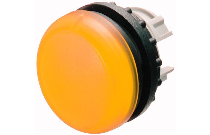 Główka lampki sygnalizacyjnej płaska, M22-L-Y, żółta RMQ-Titan | 216774 Eaton