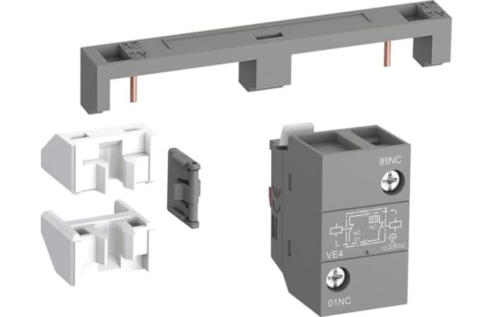 Blokada wzajemna mechaniczno-elektryczna do AF09…AF38, 2NC, VEM4, zaciski śrubowe | 1SBN030111R1000 ABB