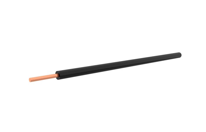 Przewód instalacyjny H05V-U (DY) 0,5 300/500V, czarny KRĄŻEK | 5907702818993 EK Elektrokabel
