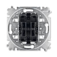 Mechanizm kombinowany łącznik/przycisk podwójny schodowy z łapami, 3559-A53445, Zoni | 2CHX595345A4000 ABB