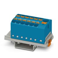 Blok rozdzielacza PTFIX 10/12X4-NS35 BU niebieski | 3273616 Phoenix Contact