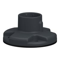 Uniwersalny element montażowy, plastikowa płyta mocująca, szary, Harmony XV4/XV6/XVB7 | XVZ01 Schneider Electric