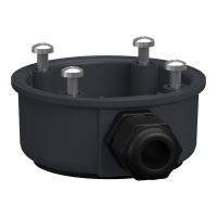 Uniwersalny element montażowy, plastikowy adapter boczny, szary, Harmony XV4/XV6/XVB7 | XVZ07 Schneider Electric