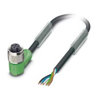 Kabel czujnika/urządzenia wykonawczego- SAC-5P- 3,0-PVC/M12FR, 5-pinowy, czarno-szary (3m) | 1415687 Phoenix Contact