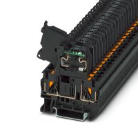 Zacisk szeregowy zabezpieczający PT 4-HESILED 24 (5X20), czarne | 3211903 Phoenix Contact