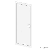 Drzwi 4x12 metalowe z ramą komplet biały, MSF | 2000-04 Elektro-Plast Nasielsk