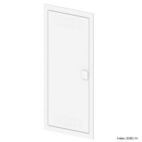 Drzwi 4x12 multimedia metalowe z ramą komplet biały, MSF | 2000-14 Elektro-Plast Nasielsk