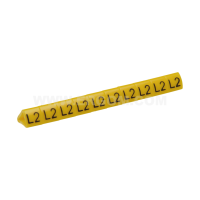Oznacznik przewodów OZ-1/L2 żółty (opak 100szt) | E04ZP-01020206100 Ergom
