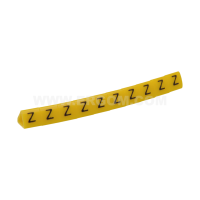 Oznacznik przewodów OZ-1/Z, litera Z, żółty (opak 100szt) | E04ZP-01020204800 Ergom