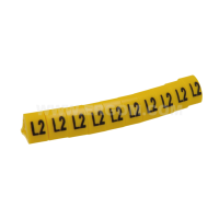 Oznacznik przewodów OZ-2/L2 żółty (opak 100szt) | E04ZP-01020404900 Ergom
