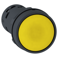 Przycisk z samoczynnym powrotem NO+NC żółty, Harmony XB7 | XB7NA85 Schneider Electric
