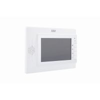 Monitor: monitor 7" kolorowy, sterowanie napędem bramy, biały + zasilacz 14,5V 19W | MK-04W F&F