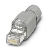 Złącza wtykowe RJ45 VS-08-RJ45-5-Q/IP20, 8-biegunowe, proste, szare A RAL 7042 | 1656725 Phoenix Contact